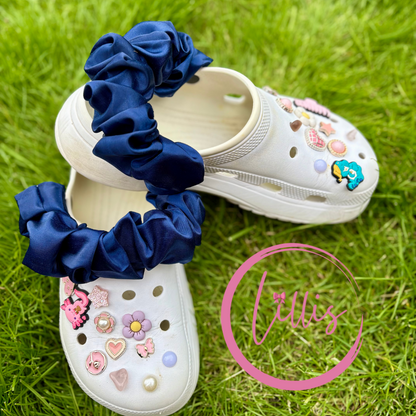 Croc strap scrunchies