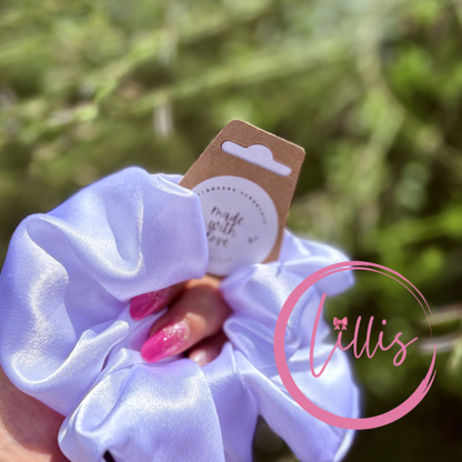 Standard Satin Silk Scrunchies | Handmade in Manchester | Soft, Smooth & Kind to Hair | Everyday Luxury Hair Accessories
