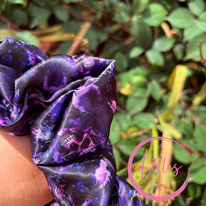 Deadly Violet - XXL Satin Silk Scrunchie