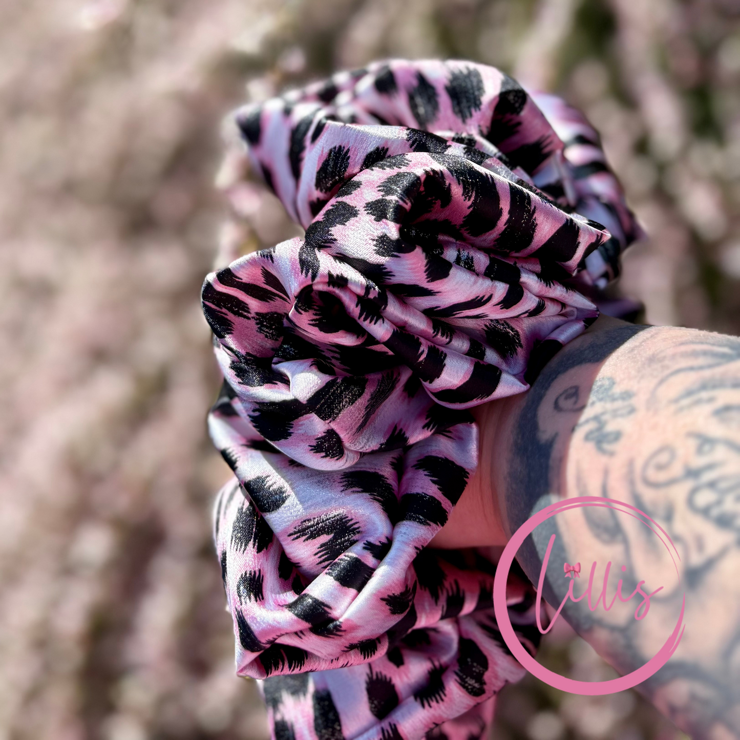 XL & XXL Satin Silk Scrunchies | Handmade in Manchester | Patterned Designs | Luxury Soft Hair Accessories