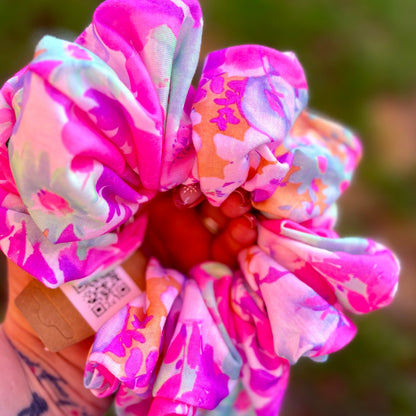 XXL Stretch Jersey Patterned Scrunchies | Handmade in Manchester | Bold, Sassy & Fun Hair Accessories