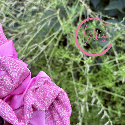 Lillis oversized Scrunchie Handmade Luxury Hair Accessory in Silky Satin