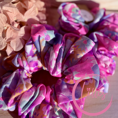 XXL Stretch Jersey Patterned Scrunchies | Handmade in Manchester | Bold, Sassy & Fun Hair Accessories