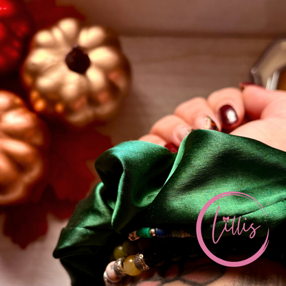 Standard Satin Silk Scrunchies | Handmade in Manchester | Soft, Smooth & Kind to Hair | Everyday Luxury Hair Accessories