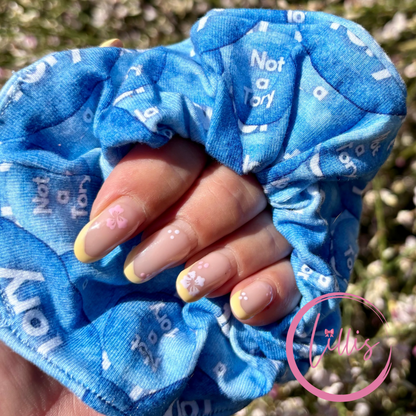 Anti political Standard scrunchie