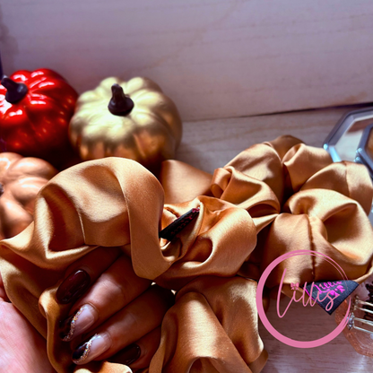 Standard Satin Silk Scrunchies | Handmade in Manchester | Soft, Smooth & Kind to Hair | Everyday Luxury Hair Accessories