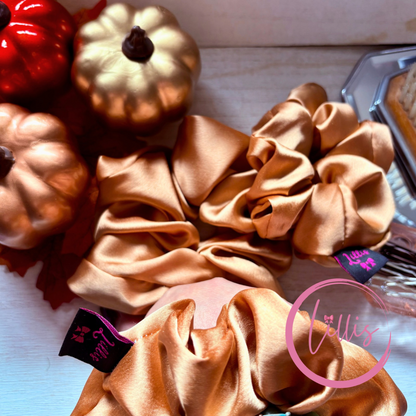 Standard Satin Silk Scrunchies | Handmade in Manchester | Soft, Smooth & Kind to Hair | Everyday Luxury Hair Accessories