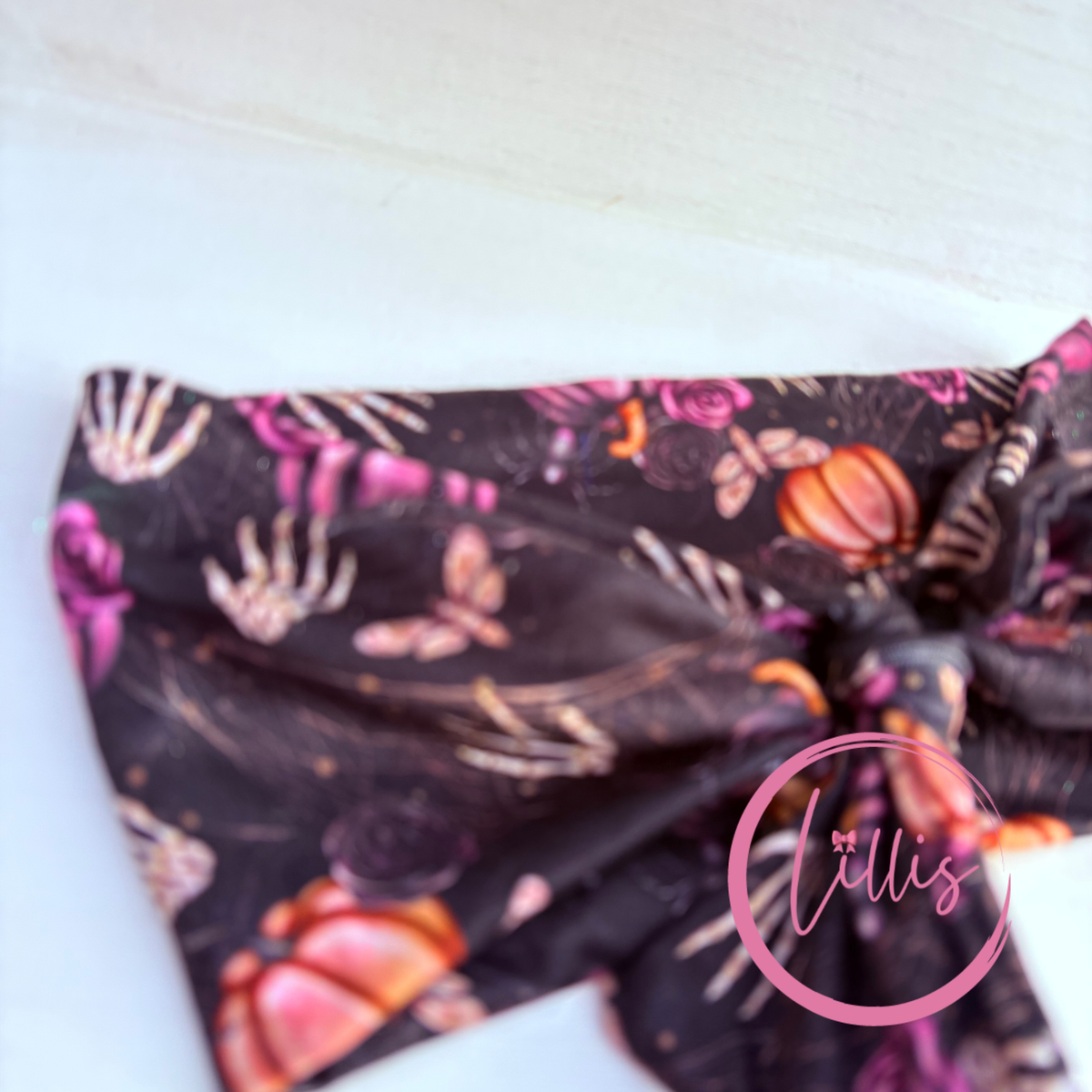 Wicked Harvest - Faux Bow Headband