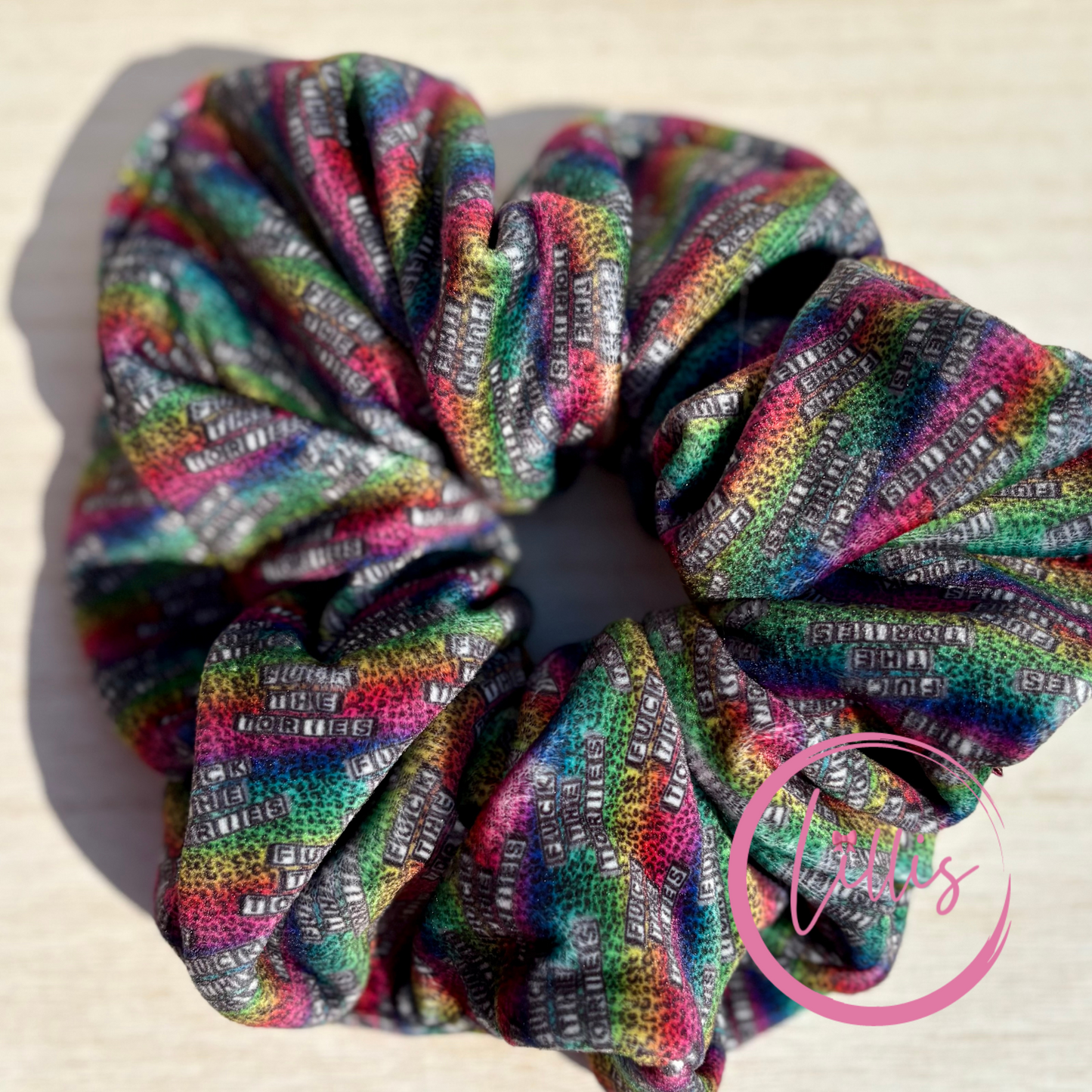 XL velvet squish scrunchie