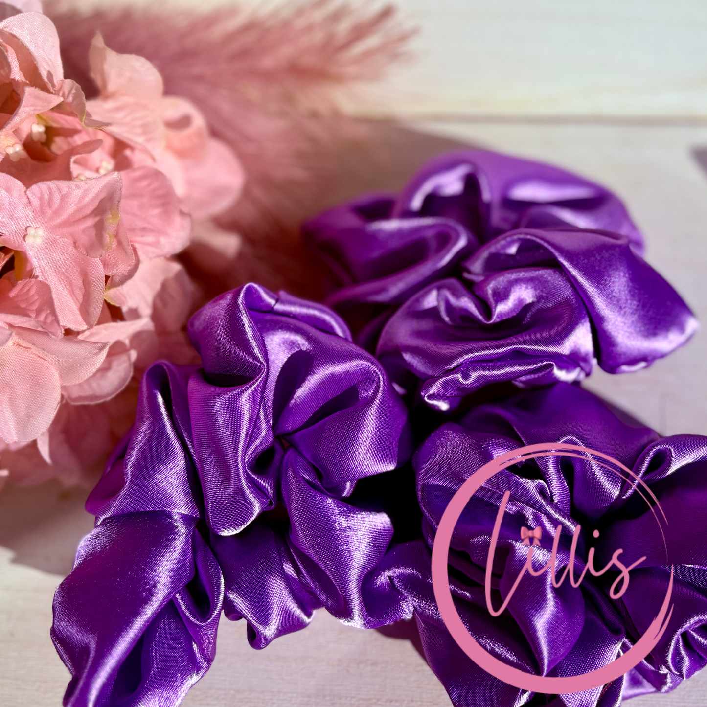 Standard Satin Silk Scrunchies | Handmade in Manchester | Soft, Smooth & Kind to Hair | Everyday Luxury Hair Accessories