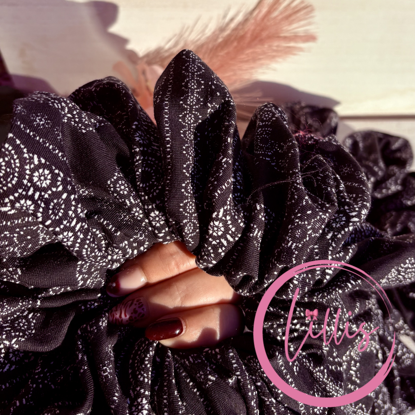 XXL Stretch Jersey Patterned Scrunchies | Handmade in Manchester | Bold, Sassy & Fun Hair Accessories