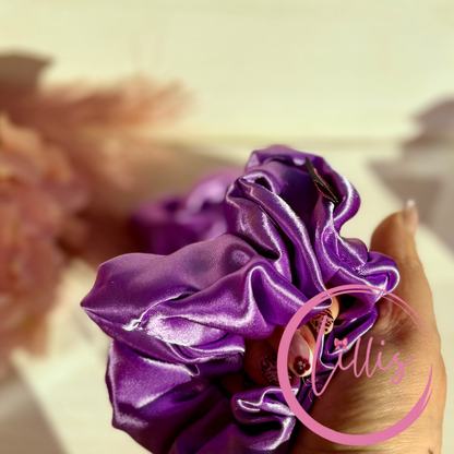 Standard Satin Silk Scrunchies | Handmade in Manchester | Soft, Smooth & Kind to Hair | Everyday Luxury Hair Accessories