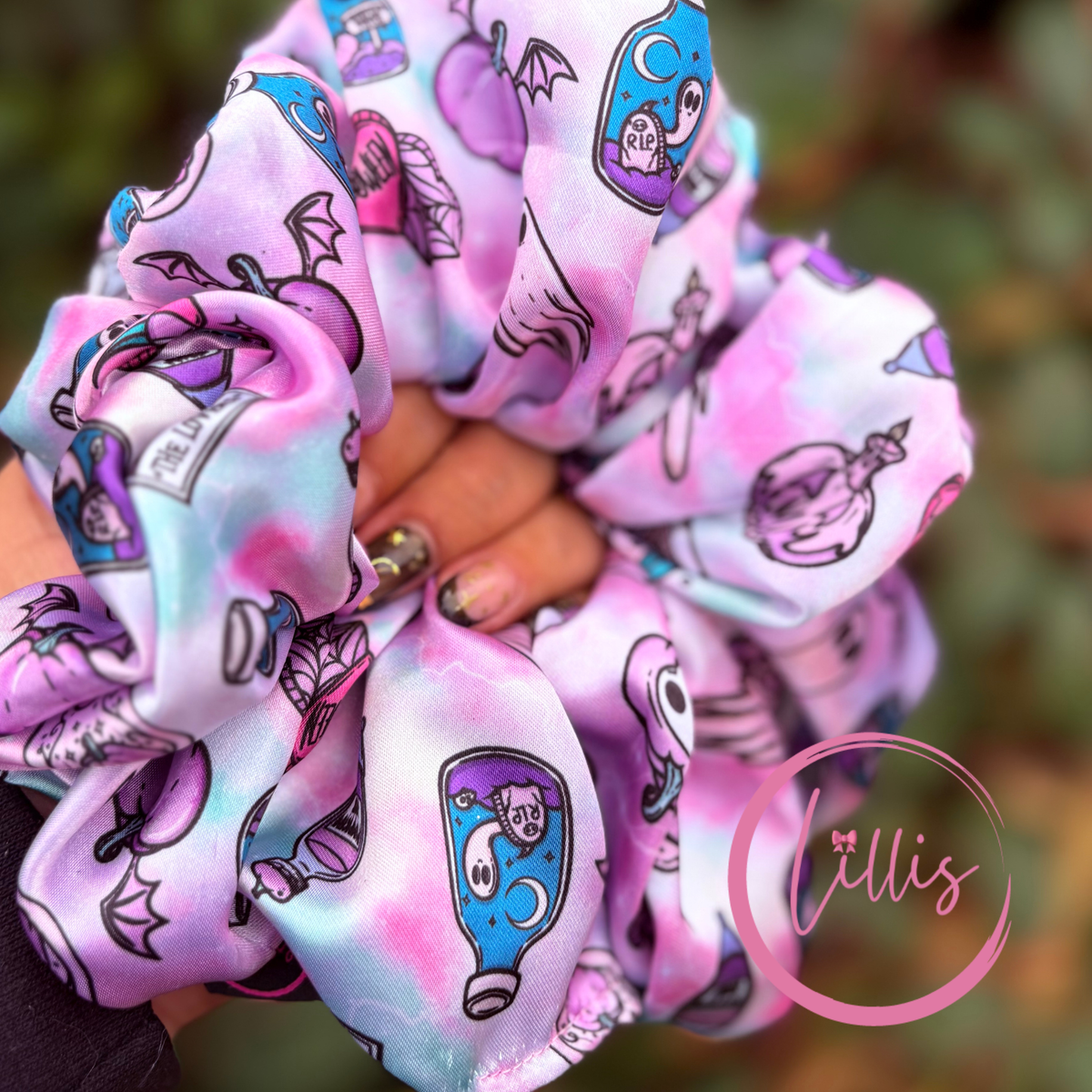 Spellbound Sweetheart - XXL Satin Silk Scrunchie