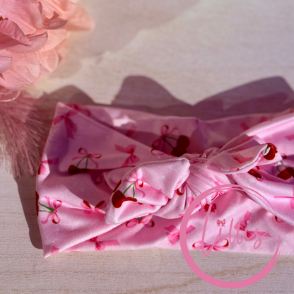 Faux bow headband soft super stretchy wear 3 ways