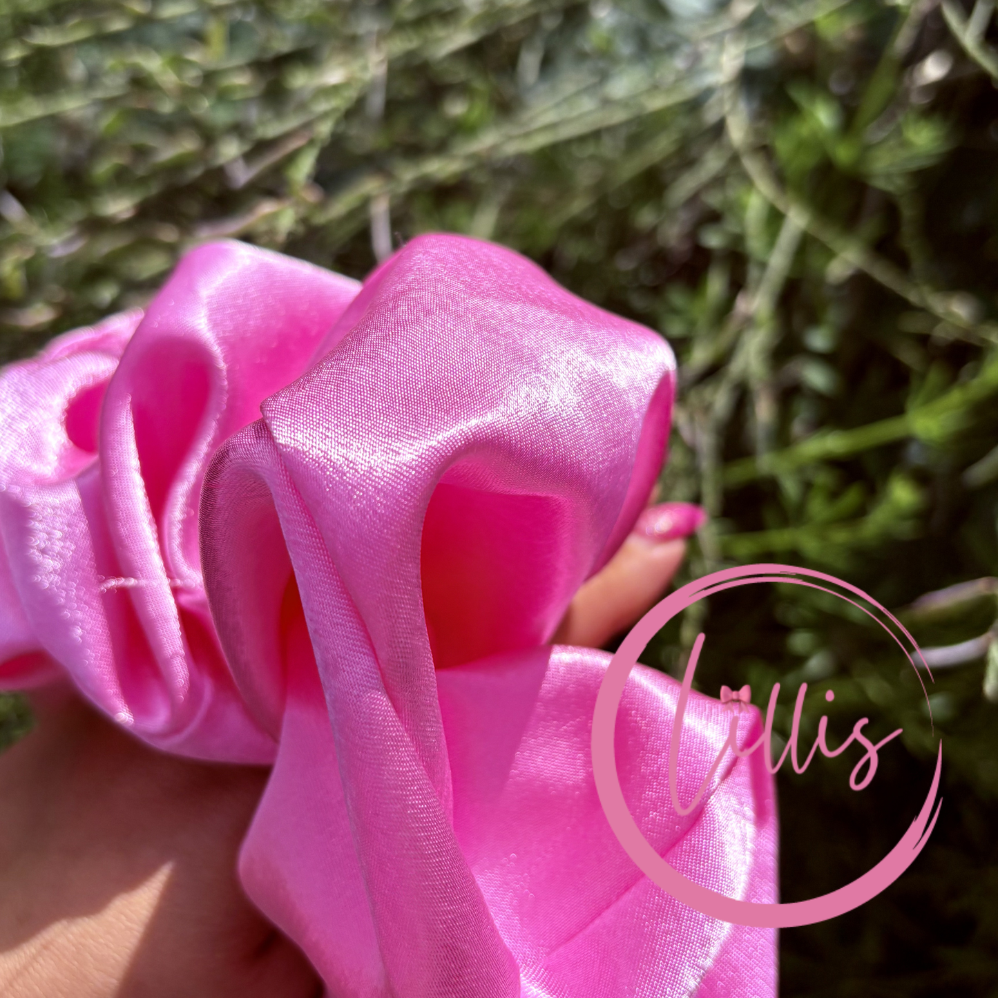 Lillis XXL Scrunchie Handmade Luxury Hair Accessory in Silky Satin
