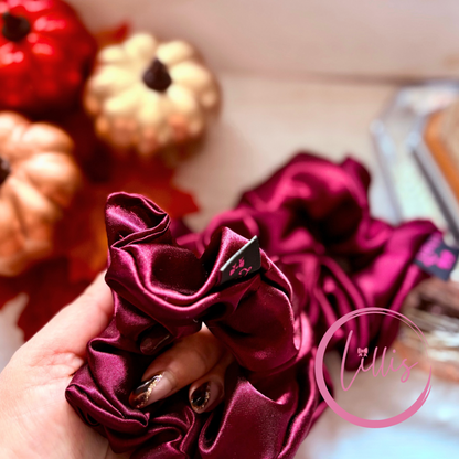 Standard Satin Silk Scrunchies | Handmade in Manchester | Soft, Smooth & Kind to Hair | Everyday Luxury Hair Accessories