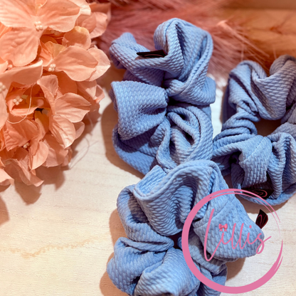 Standard Bullet Fabric Scrunchies | Handmade in Manchester | Soft Waffle Stretch Hair Accessories