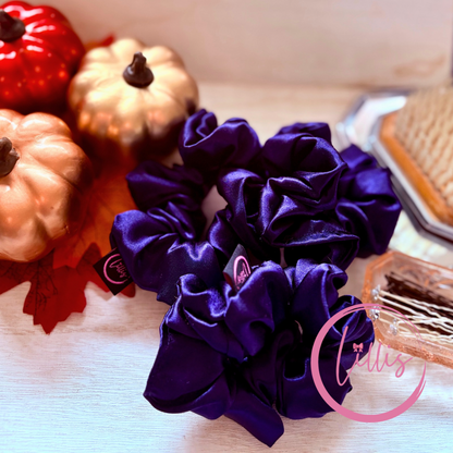 Standard Satin Silk Scrunchies | Handmade in Manchester | Soft, Smooth & Kind to Hair | Everyday Luxury Hair Accessories