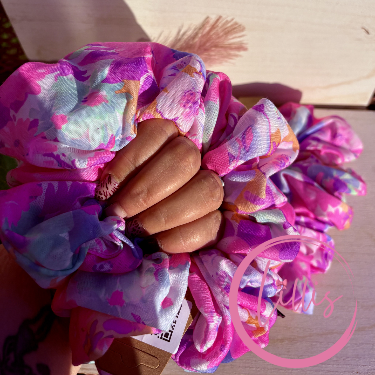 XXL Stretch Jersey Patterned Scrunchies | Handmade in Manchester | Bold, Sassy & Fun Hair Accessories