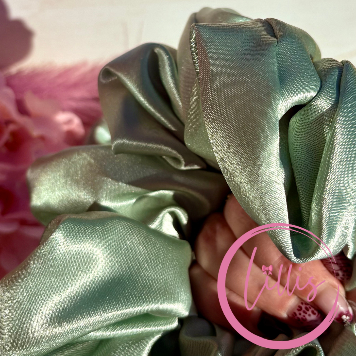 Lillis XXL Scrunchie Handmade Luxury Hair Accessory in Silky Satin
