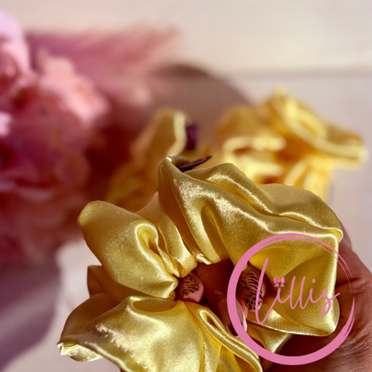 Standard Satin Silk Scrunchies | Handmade in Manchester | Soft, Smooth & Kind to Hair | Everyday Luxury Hair Accessories