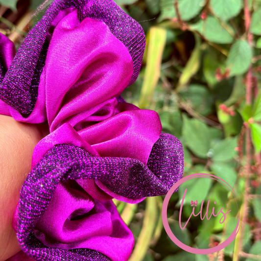 Oversized Satin Scrunchie – Handmade by Lillis