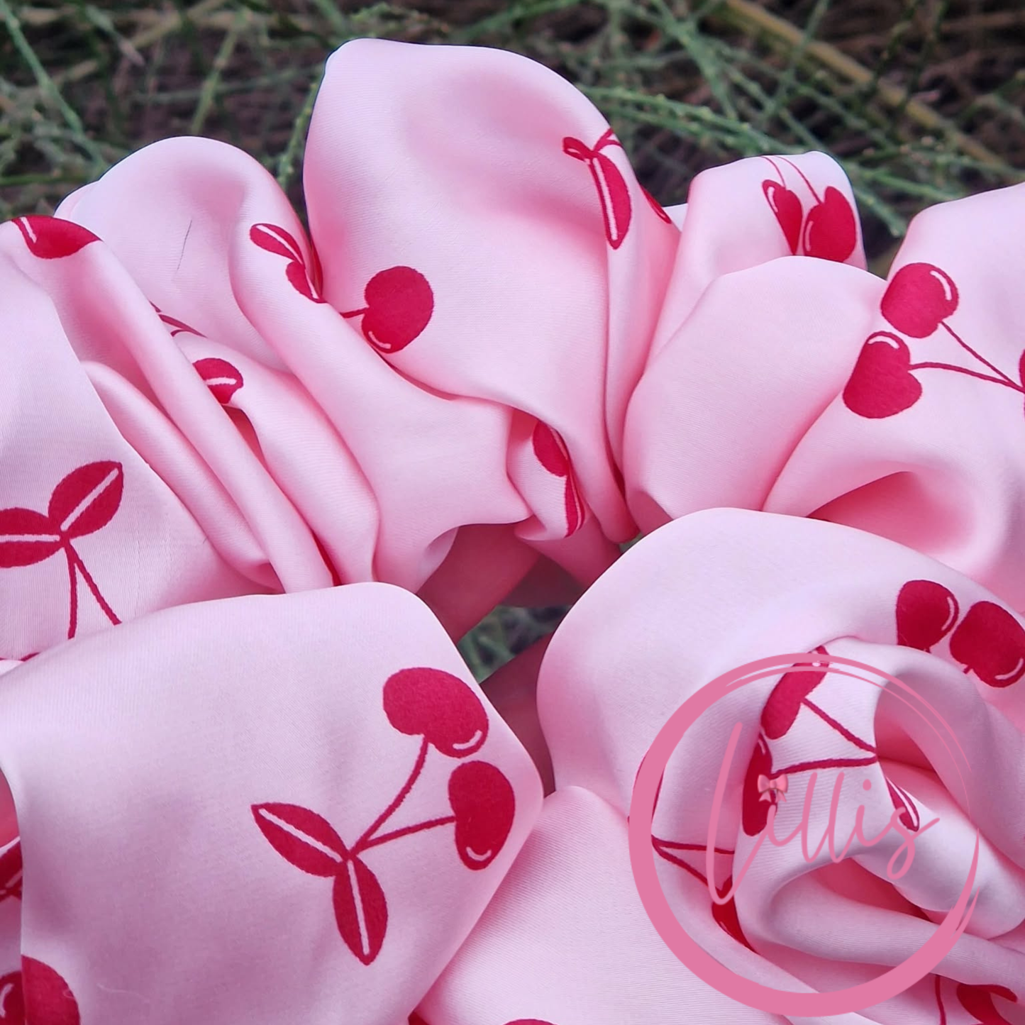 XL & XXL Satin Silk Scrunchies | Handmade in Manchester | Patterned Designs | Luxury Soft Hair Accessories