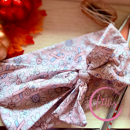 Faux Bow Headband | Handmade Stretch Headhug | 3-Way Wear | Soft, Comfortable & Stylish Hair Accessory