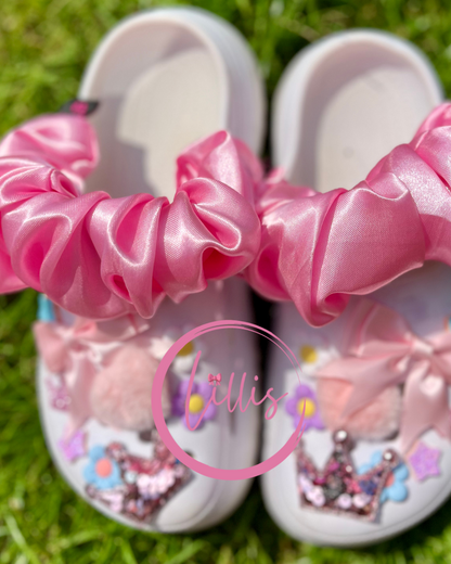 Croc strap scrunchies