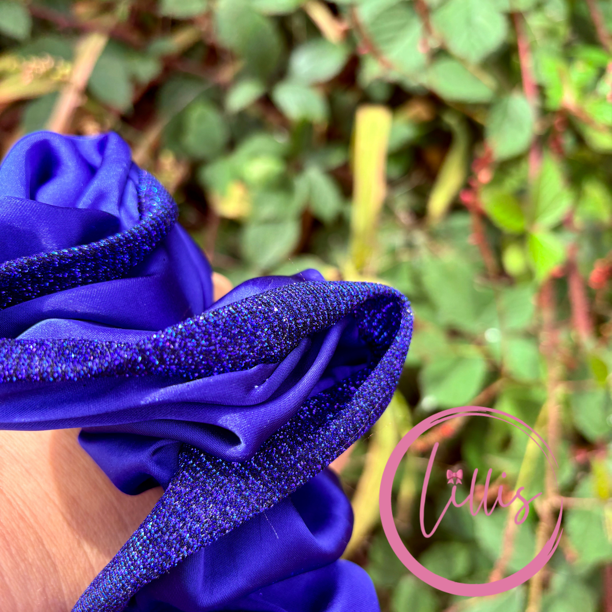 Oversized Satin Scrunchie – Handmade by Lillis