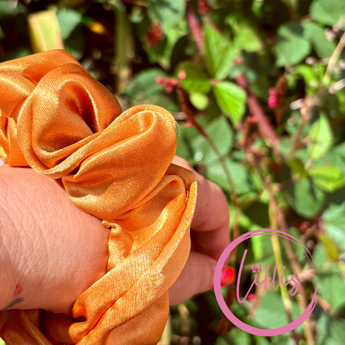 Mustard - Standard Satin Silk Scrunchie