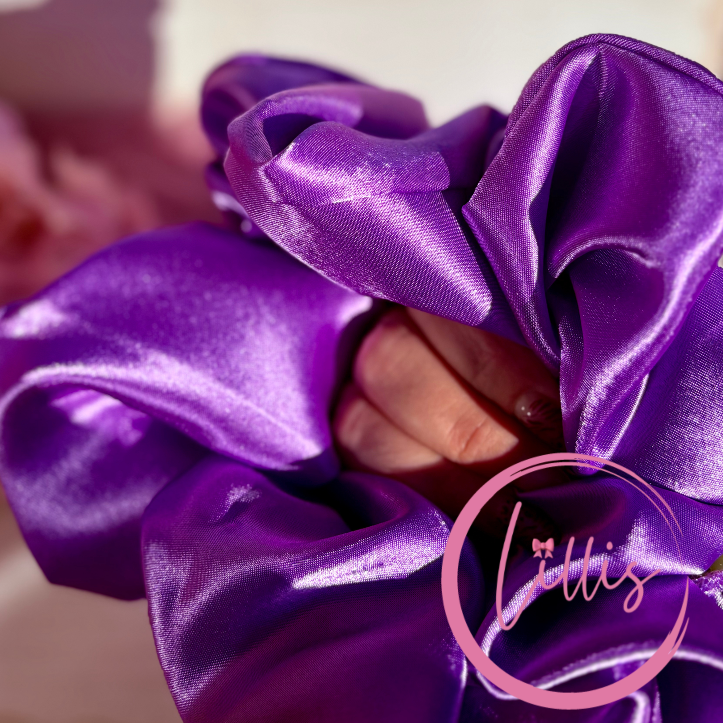 Lillis XXL Scrunchie Handmade Luxury Hair Accessory in Silky Satin