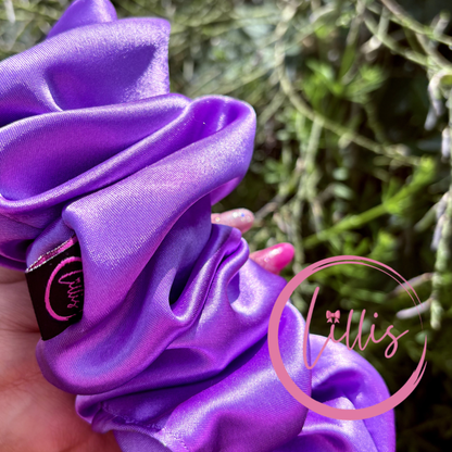 Lillis XXL Scrunchie Handmade Luxury Hair Accessory in Silky Satin
