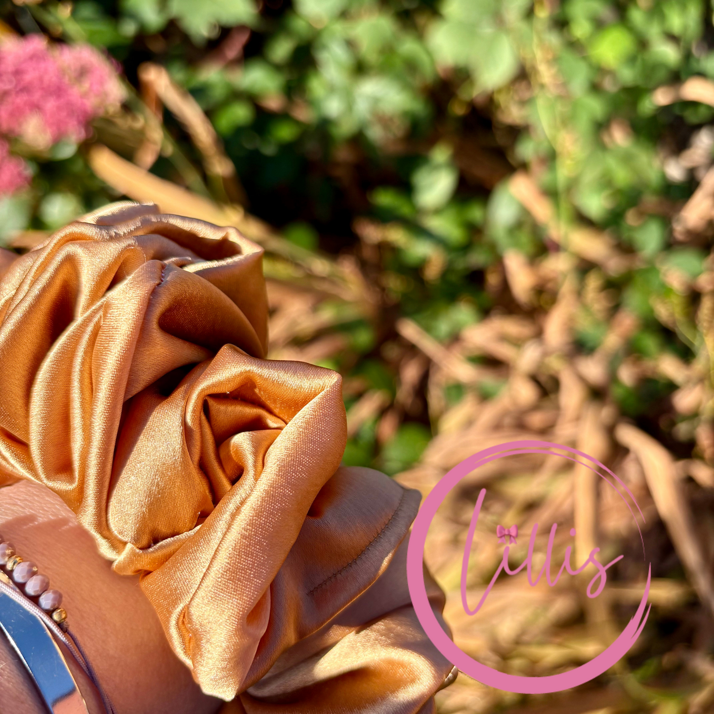 XL & XXL Satin Silk Scrunchies | Plain Colours | Handmade Luxury Hair Accessories