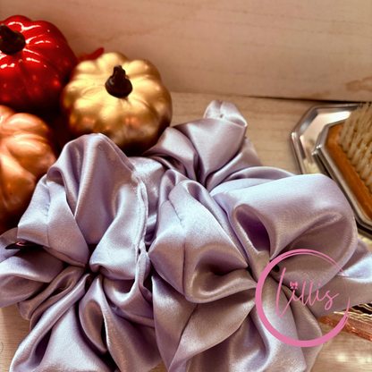 Standard Satin Silk Scrunchies | Handmade in Manchester | Soft, Smooth & Kind to Hair | Everyday Luxury Hair Accessories