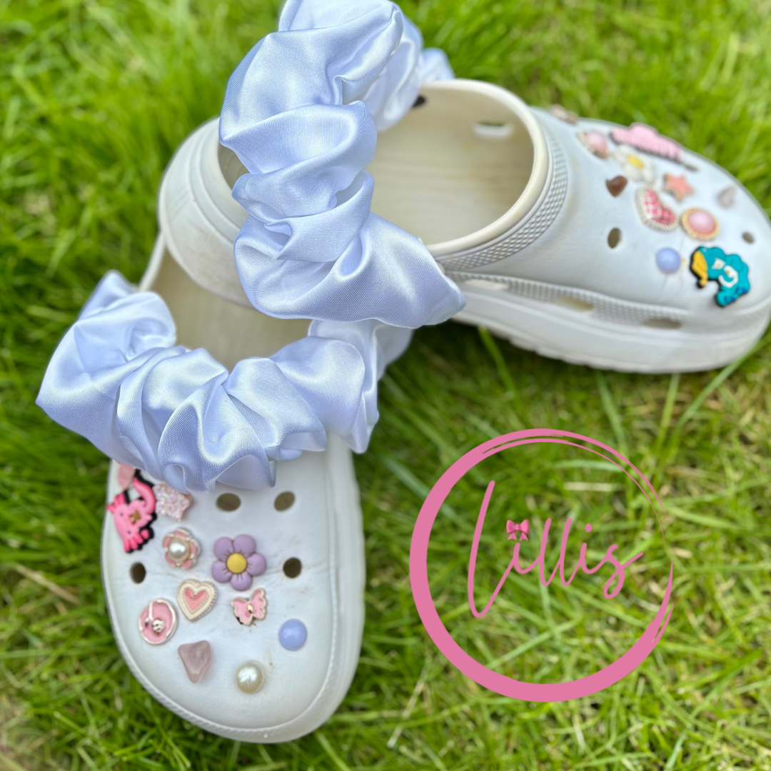 Croc strap scrunchies
