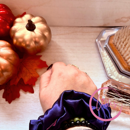 Standard Satin Silk Scrunchies | Handmade in Manchester | Soft, Smooth & Kind to Hair | Everyday Luxury Hair Accessories