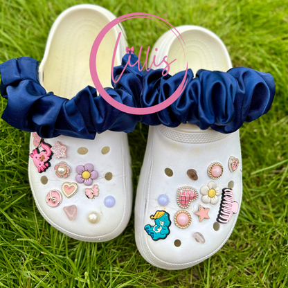 Croc strap scrunchies
