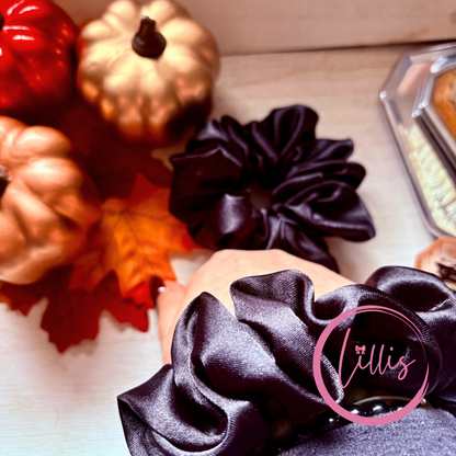 Standard Satin Silk Scrunchies | Handmade in Manchester | Soft, Smooth & Kind to Hair | Everyday Luxury Hair Accessories