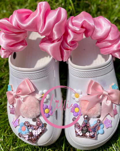 Croc strap scrunchies