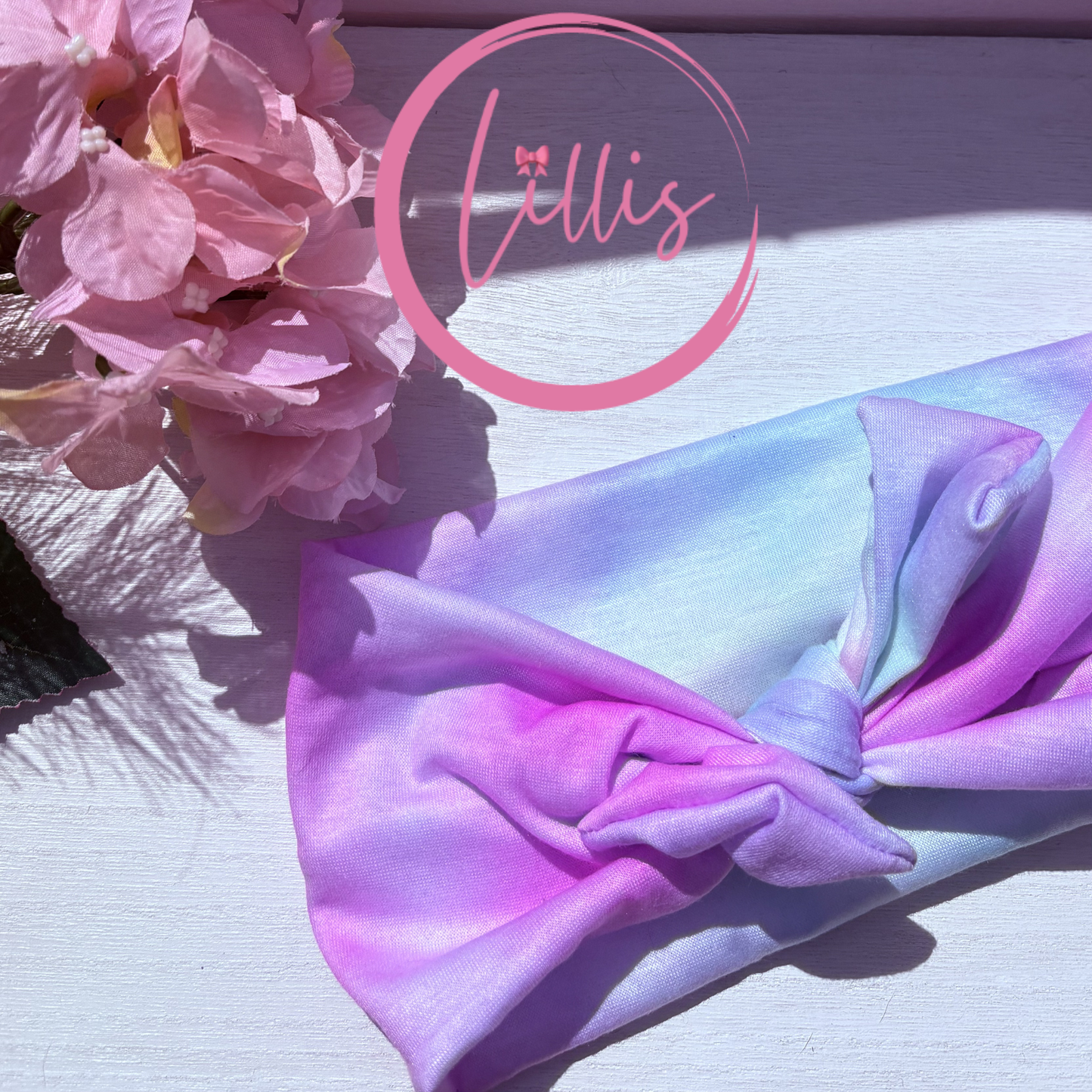 Faux bow headband soft super stretchy wear 3 ways