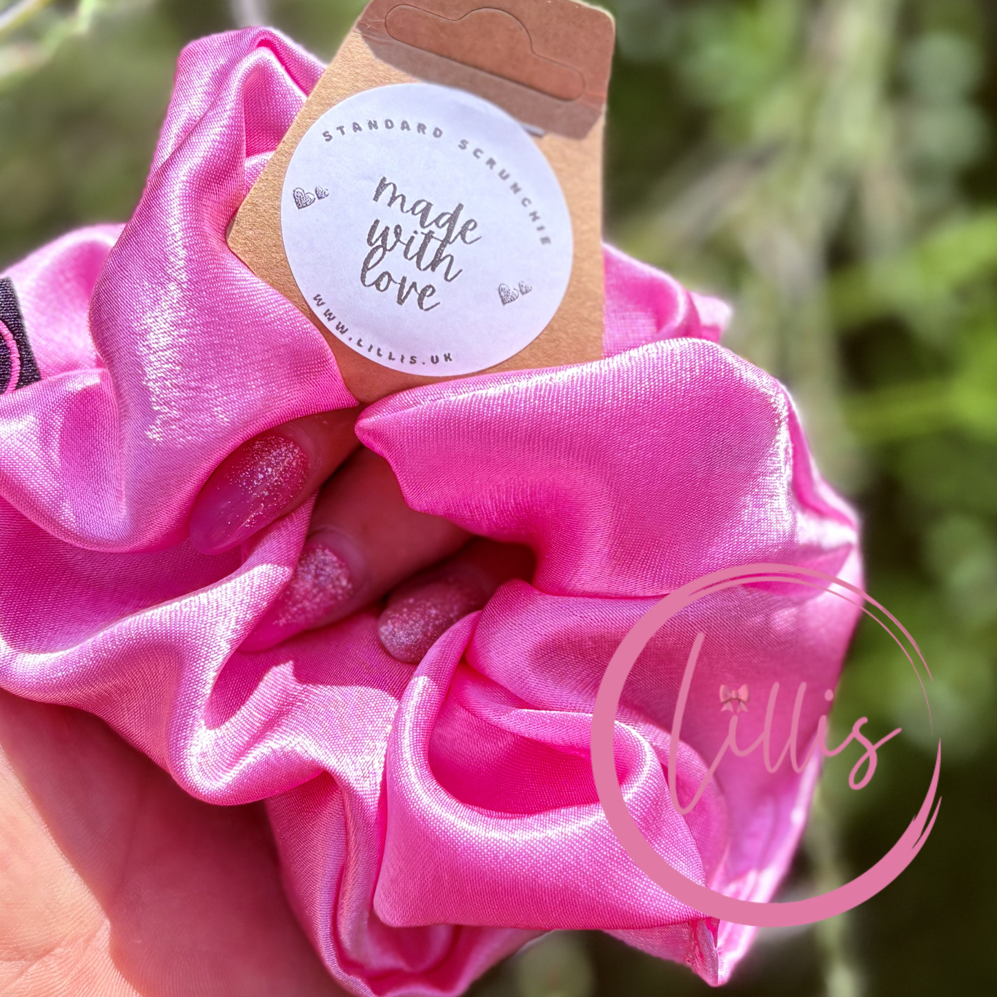 Standard Satin Silk Scrunchies | Handmade in Manchester | Soft, Smooth & Kind to Hair | Everyday Luxury Hair Accessories