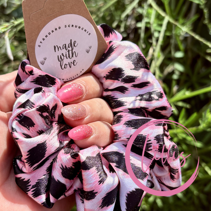 Standard Satin Silk Scrunchies | Handmade in Manchester | Soft, Smooth & Kind to Hair | Everyday Luxury Hair Accessories