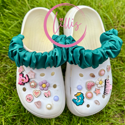Croc strap scrunchies