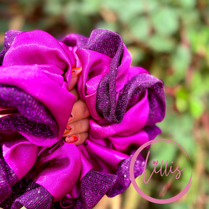Oversized Satin Scrunchie – Handmade by Lillis