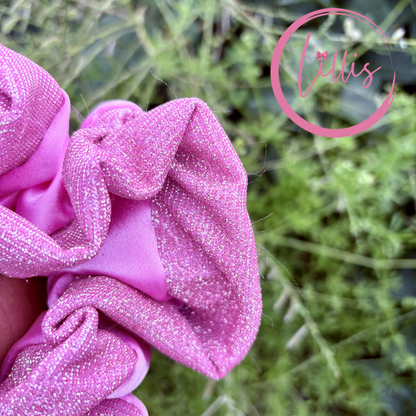 Lillis oversized Scrunchie Handmade Luxury Hair Accessory in Silky Satin