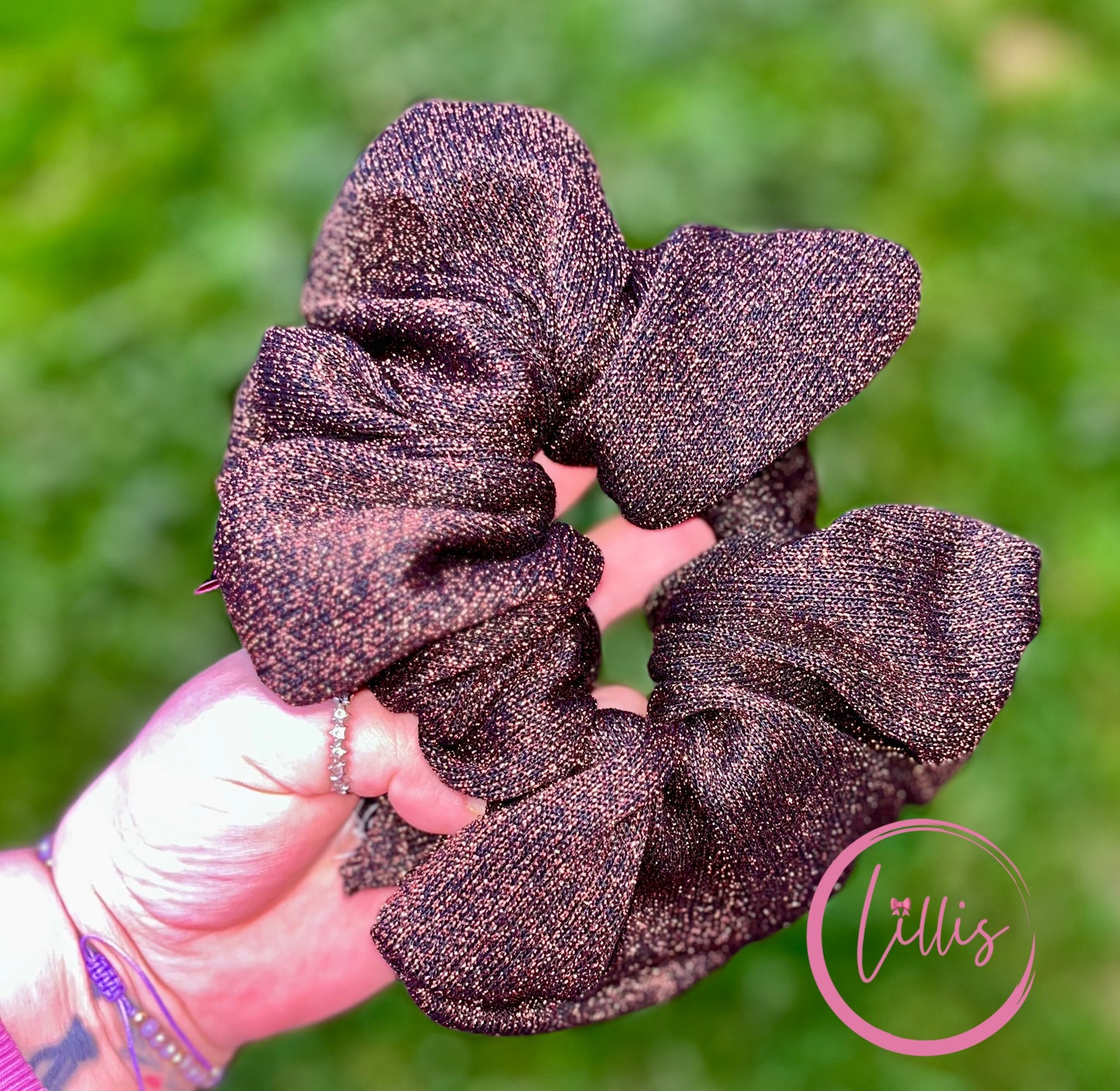 Glitter Xl scrunchie