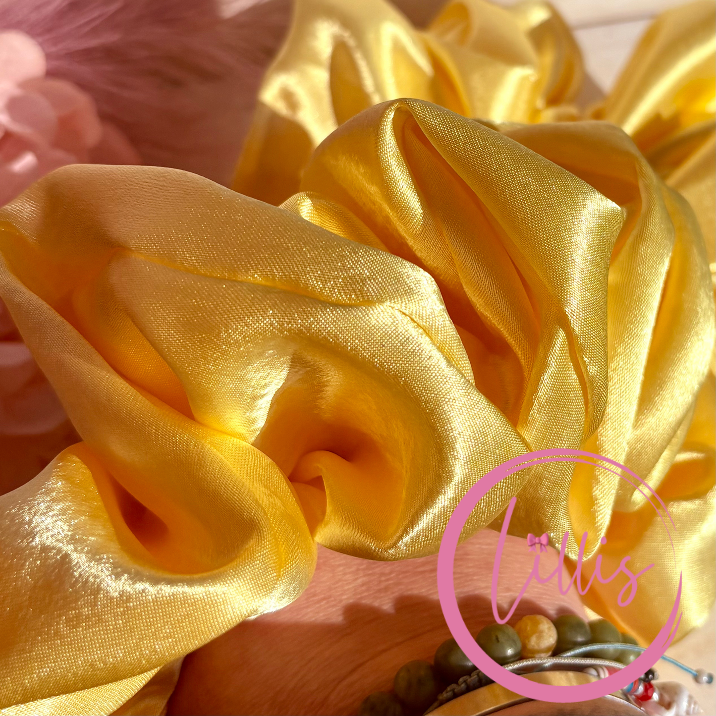 Lillis XXL Scrunchie Handmade Luxury Hair Accessory in Silky Satin