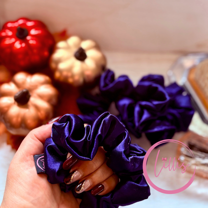 Standard Satin Silk Scrunchies | Handmade in Manchester | Soft, Smooth & Kind to Hair | Everyday Luxury Hair Accessories