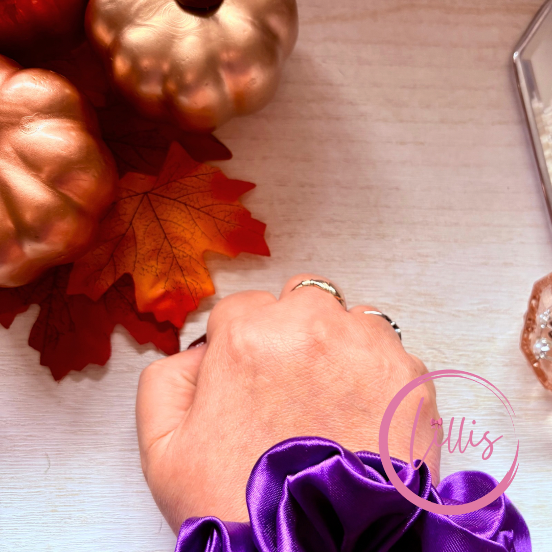 Standard Satin Silk Scrunchies | Handmade in Manchester | Soft, Smooth & Kind to Hair | Everyday Luxury Hair Accessories